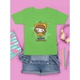 thumbnail image 3 of Halloween Girl W Pumpkin Tutu T-Shirt Juniors -Image by Shutterstock,  Large, 3 of 4