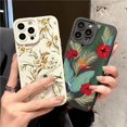 thumbnail image 5 of Retro Spring Bloom Flowers Phone Case For iPhone 11 7 8 Plus SE 2020 14Plus 12 13 Pro Max X XR XS Soft Silicone Back Cover Funda, 5 of 5