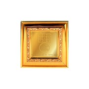 Shree Siddh Buddh Yantra in Gold Polish - 3 inches