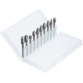 thumbnail image 2 of Rotary Burr Set For Dremel, 10 Pcs Double Cut Carbide Carving Bits Set With 1/8" Shank And 1/4" Head Length For Diy, Woodworking, Engraving, Metal Car, 2 of 4