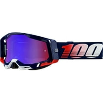 100% Racecraft 2 Republic Red/Blue Mirror Goggles