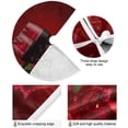 thumbnail image 2 of Coolnut Valentine's Day Love Christmas Tree Skirt Home Decoration Large Round Christmas Tree Skirt for Holiday Party Home Christmas Day Ornaments,35.4", 2 of 6