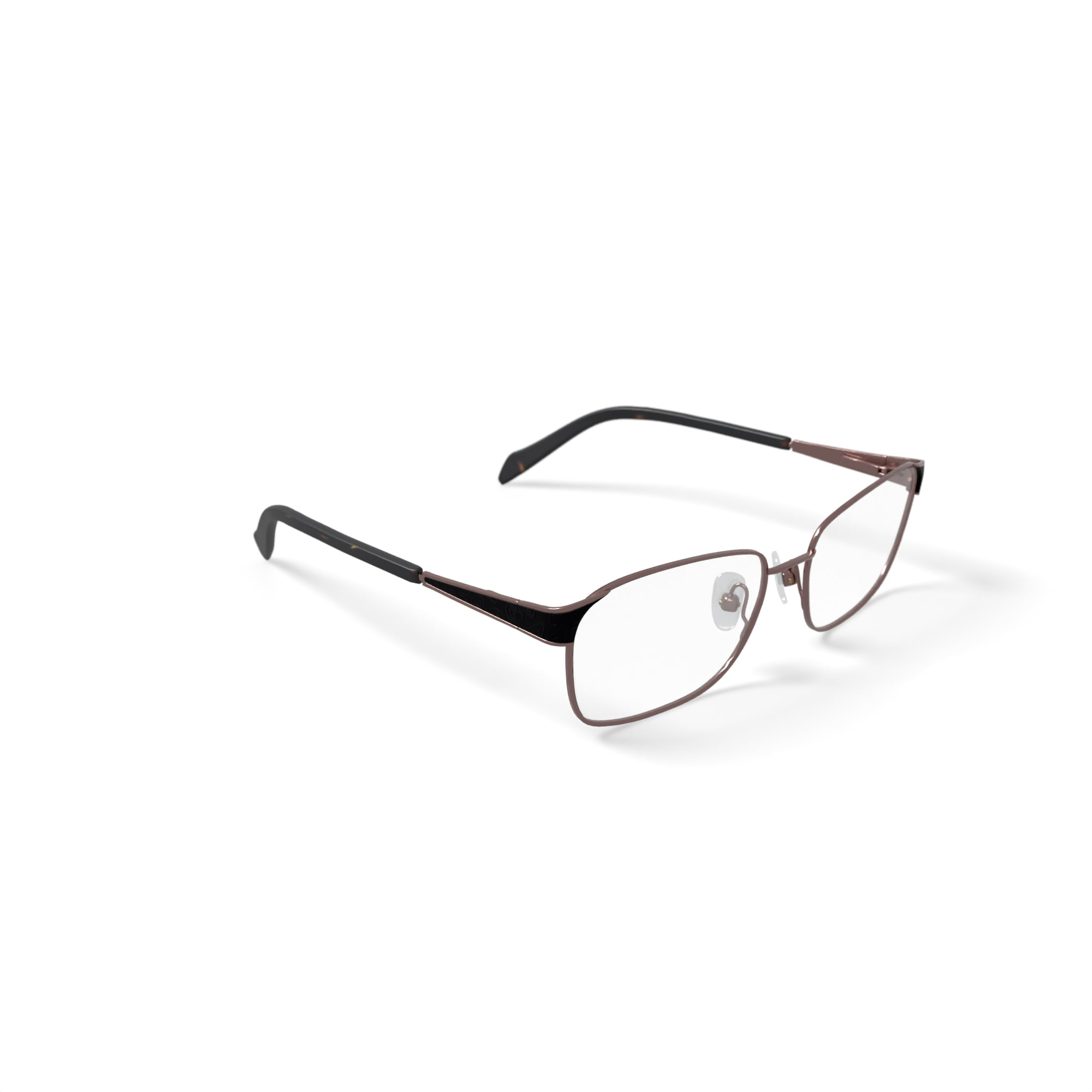 Laura Ashley Women's Victoria Rectangular Prescription Eyeglasses