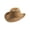 Brown, variant on Top Headwear Outback Toyo Cowboy Hat Brown