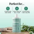 thumbnail image 4 of Biotin Rosemary Conditioner for Hair Growth - Vegan Sulfate Free Rosemary Biotin Conditioner for Hair Growth with Moisturizing & Volumizing Rosemary Essential Oil for Fine Weak & Dull Hair (16 Fl Oz), 4 of 8