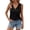 Black #044, variant on Tank Tops for Women Summer V Neck T Shirts Trendy Sleeveless Basic Tees, Camel 2XL