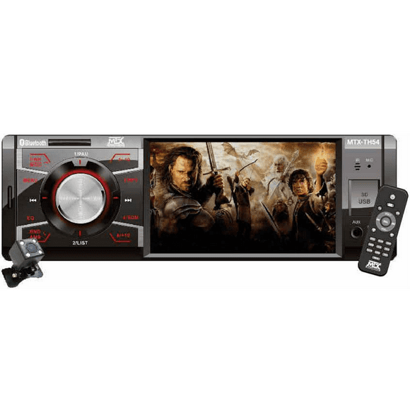Autoestéreo Pantalla 1 DIN 4' MTX Audio MTX-TH54 LCD USB con Control Remoto