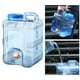 thumbnail image 4 of Jarra de almacenamiento de agua para acampar de 4 galones, de agua con asa, dispensador de bebidas, de botellas de agua, contenedor, 4 of 8