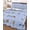 Blue, variant on Full Size Quilt Bedding Set, Beige Birds Reversible Summer Quilt 3 Pieces, Funny Cute Snowflake Wire Sparrow Rustic Lightweight Bedspreads Coverlets with 2 Pillow Shams for All Seasons