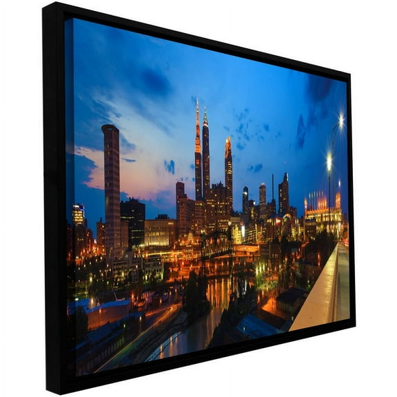Cody York "Cleveland 8" Floater-Framed Gallery-Wrapped Canvas