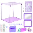 thumbnail image 1 of Kit Organizador de Casillero abcGoodefg Caddy Morado 28x26x31cm, 1 of 7