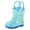 Sky Blue, variant on Kid Rain Boots Size 6 Toddler Rain Boots, Waterproof Rubber Kids Rainboot, Girls/Boys Light Water Shoes for Muddy Park/Hiking Girls Rain Boots Size 4 Big Kids
