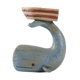 thumbnail image 2 of Escultura de ballena, estatua de ballena, regalo de inauguración de la casa, decoración náutica mediterránea decorativa para estantería, entrada,, 2 of 9