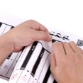 thumbnail image 3 of LEEYNEER Portable Waterproof Flexible 88 Key Electronic Piano Keyboard Practice Card, 3 of 5