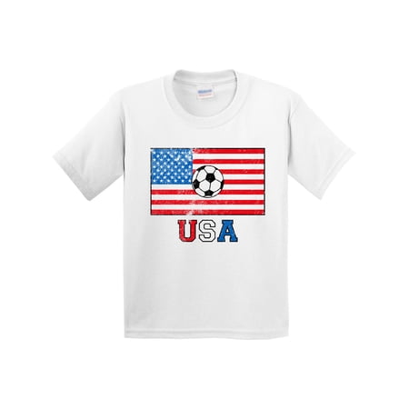 Inktastic USA Soccer Youth T-Shirt