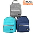 thumbnail image 7 of OPUX Insulated Lunch Box for Boys Girls, Leakproof Lunch Bag for Kids Teens, Reusable Lunch Pail Cooler Tote for Work Women Men Adults, Back to School Gift, Backpack Shape Lunchbox, Gray, 7 of 7