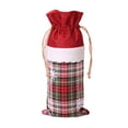 thumbnail image 2 of Ounissouiy Copo de nieve cubierta de botella de vino Cordón de Navidad rejilla de encaje bolsa de champán hogar de comedor ropa fiesta Año Kits de decoración para fiestas Tipo 1, 2 of 6