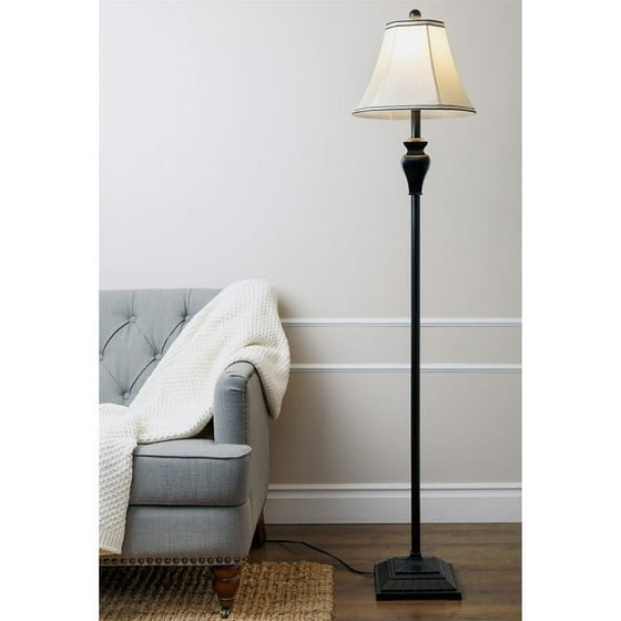 Abbyson Living Atlanta Floor Lamp In Ebony