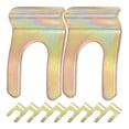 thumbnail image 1 of WEUVEB 10Pcs U Shaped Car Brake Line Clips Iron Hose Retainer for Secure Automotive Brake Hose Fastening, 1 of 4