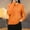 Orange, variant on UTSJKR Women's Knitted Hoodies Casual Long Sleeve Drawstring Knit Textured Sweaters 2026 Fashion Solid Color Dressy Pullovers Black L