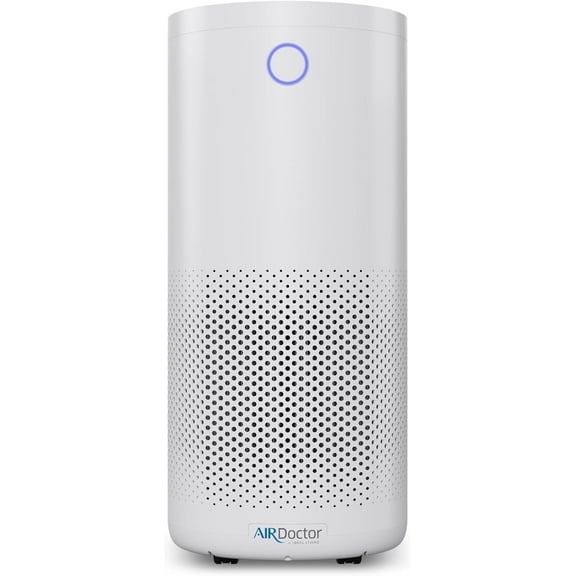 AirDoctor 4000 Air Purifier for Large Rooms | Triple filtration technology with UltraHEPA, Carbon/VOC material & Air Quality Sensor | Captures Particles 100x Smaller Than HEPA Standard (White)