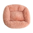 thumbnail image 4 of Cama para perros y gatos, cálida perrera, manta larga de felpa para dormir en invierno, casa para cachorros L rosa, 4 of 9