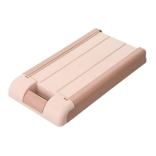 Bandeja de lápiz autoadhesiva organizador de escritorio Perfecl Rosado