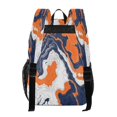 thumbnail image 3 of ALAZA Clear Backpack Orange Tie Dye Marble PVC Transparent BookBag, 3 of 7