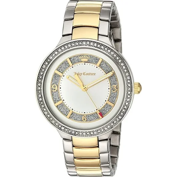 Juicy Couture Women's 'Catalina' Quartz Titanium and Stainless Steel Casual Watch, Color:Two Tone (Model: 1901402)