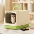 thumbnail image 5 of Tgbvmt Fully Enclosed Plastic Cat Litter Box With Lid Extra Large Space Splash-Proof Odor Isolation Litter Pan With Shovel Non-Slip Burr-Free For Indoor Cats Kittens Toilet Supplies Decor Favors, 5 of 6