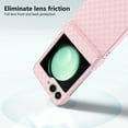 thumbnail image 2 of Designed for Samsung Galaxy Z Flip 5 Case with Hinge Protection, Anti-Slip Shockproof Protective Scratch Resistant Slim Fit Hard PC Phone Case Cover for Samsung Galaxy Z Flip 5, Pink, 2 of 5