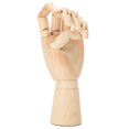 thumbnail image 2 of Wooden Hand Model, Exquisite And Practical Artists Hand Figure, Office For Home Table Animations, 2 of 8