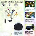 thumbnail image 4 of Qoosea 2 pack Solar Garden Lights, Solar Butterfly Swaying Lights Outdoor Waterproof IP65, Multi-Color Solar Powered Butterfly LED Lighting for Yard Garden Pathway Lawns Décor, 4 of 7