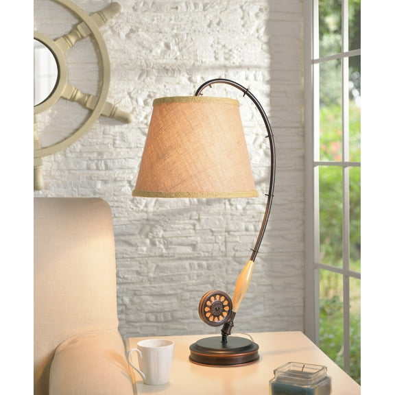 Fly Rod Table Lamp - Oil Rubbed Bronze