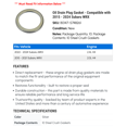 thumbnail image 2 of Oil Drain Plug Gasket - Compatible with 2015 - 2024 Subaru WRX 2016 2017 2018 2019 2020 2021 2022 2023, 2 of 2