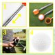 thumbnail image 3 of Recuperador de pelotas de golf, eje de aleación de aluminio de 9 pies Recuperador de pelotas de golf telescópico con copa de nylon de primera calidad Herramienta de recuperación de pelotas Recupe, 3 of 5
