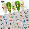 thumbnail image 3 of Pegatinas de uñas de Navidad para invierno, calcomanías 3D de copos de nieve, alce, Papá Noel, galleta, hombre, lazo, nuevo esmalte de Gel de Navidad, decoración de uñas deslizante, 2023, 3 of 4