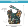 thumbnail image 4 of Susaid Baroque Floral Still Life Print Bibs for Babies Toddlers Adjustable Waterproof Free Soft Durable Bibs for eating with Large Pocket Food Catcher, 4 of 8