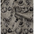 thumbnail image 1 of Soimoi Velvet Fabric Mix Fruits Print Sewing Fabric Yard 58 Inch Wide, 1 of 6