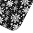 thumbnail image 3 of Black Christmas Snowflake Pattern Dish Drying Mat for Kitchen 1 Pack, Ultra Absorbent Microfiber Dishes Drainer Mats,18x24in(46x61cm), 3 of 4