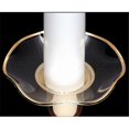 thumbnail image 1 of Biedermann & Sons M1920GPR-2 Serrated Edge Glass Bobeche, Gold Rim, 1 of 1