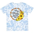 thumbnail image 3 of Inktastic My Mimi Loves Me with Sunflower Wreath Boys or Girls Toddler T-Shirt, 3 of 5