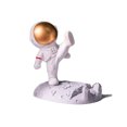 thumbnail image 1 of sweethay Soporte universal para teléfono móvil con astronautas, soporte para astronauta de mano, adornos, decoración, soportes adorables para teléfono Teléfono y Comunicación Pierna alta dorada, 1 of 6