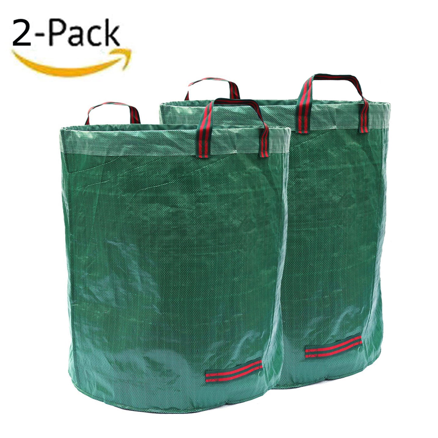 Yard Waste Bags H34, D34 inches GardenMate 5-Pack 132 Gallons Reusable Garden Waste Bags 