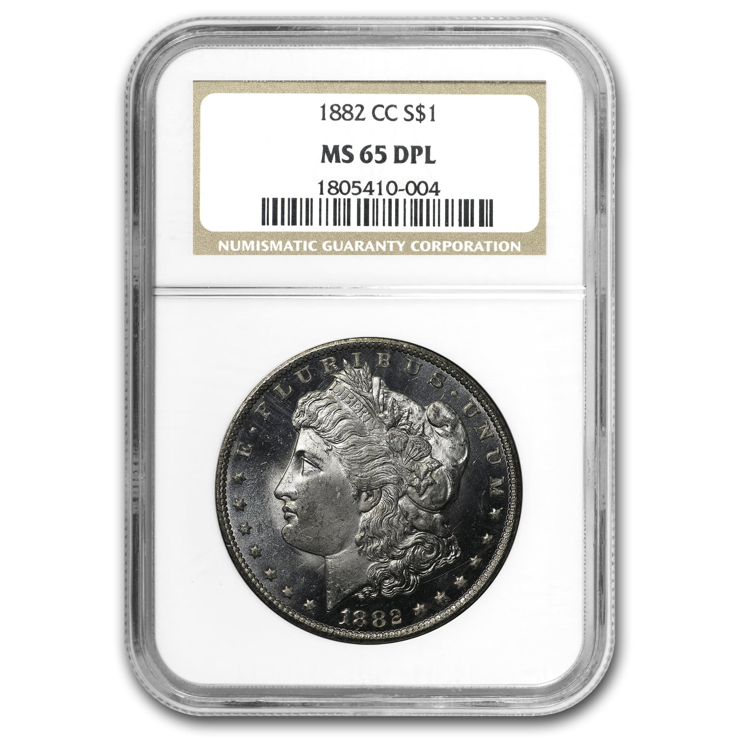 1882 S Morgan Silver Dollar NGC MS65 