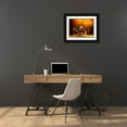 thumbnail image 3 of PHBurchett   24x19 Black Ornate Wood Framed with Double Matting Museum Art Print Titled - Horse Motion V, 3 of 4