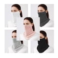 thumbnail image 4 of UV Protection Ice Silk Mask Neckline Mask Face Scarf Face Mask Ice Silk Bib E1, 4 of 9