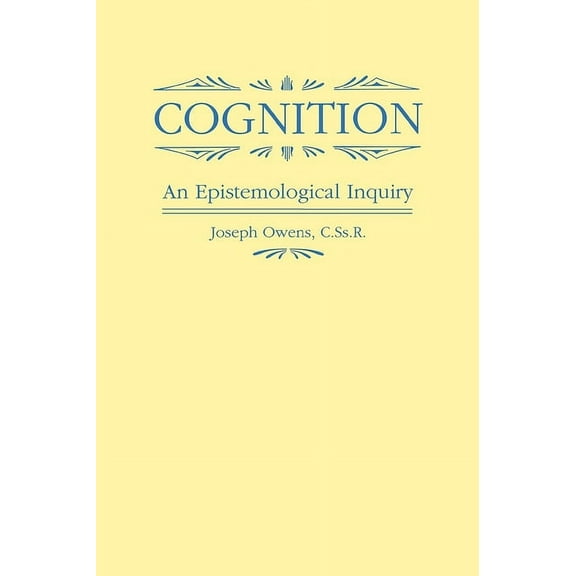 Cognition: An Epistemological Inquiry, (Paperback)