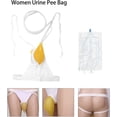 thumbnail image 3 of Colector de orina de silicona portátil, dispositivo de micción femenino de 1000ml, sistema de bolsas de incontinencia de viaje para ancianos, Camping, viajes en coche, 3 of 5