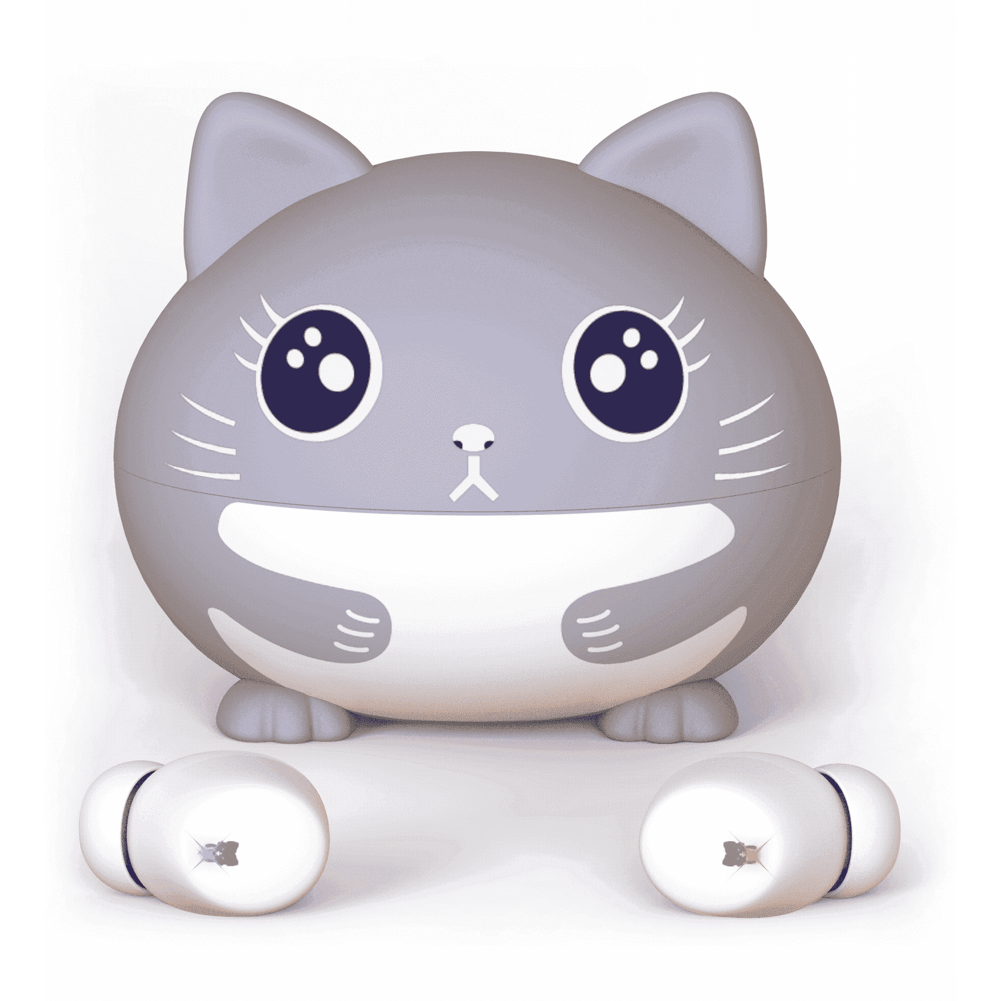Kids Earbuds, Cat Wireless Headphones for Kids with Chaging Case, 85dB Safe Volume, IPX6 Waterproof, Passive Noise Cancelling, Touch Control, 30H Playtime, Wireless Earbuds for Girls Boys Teen